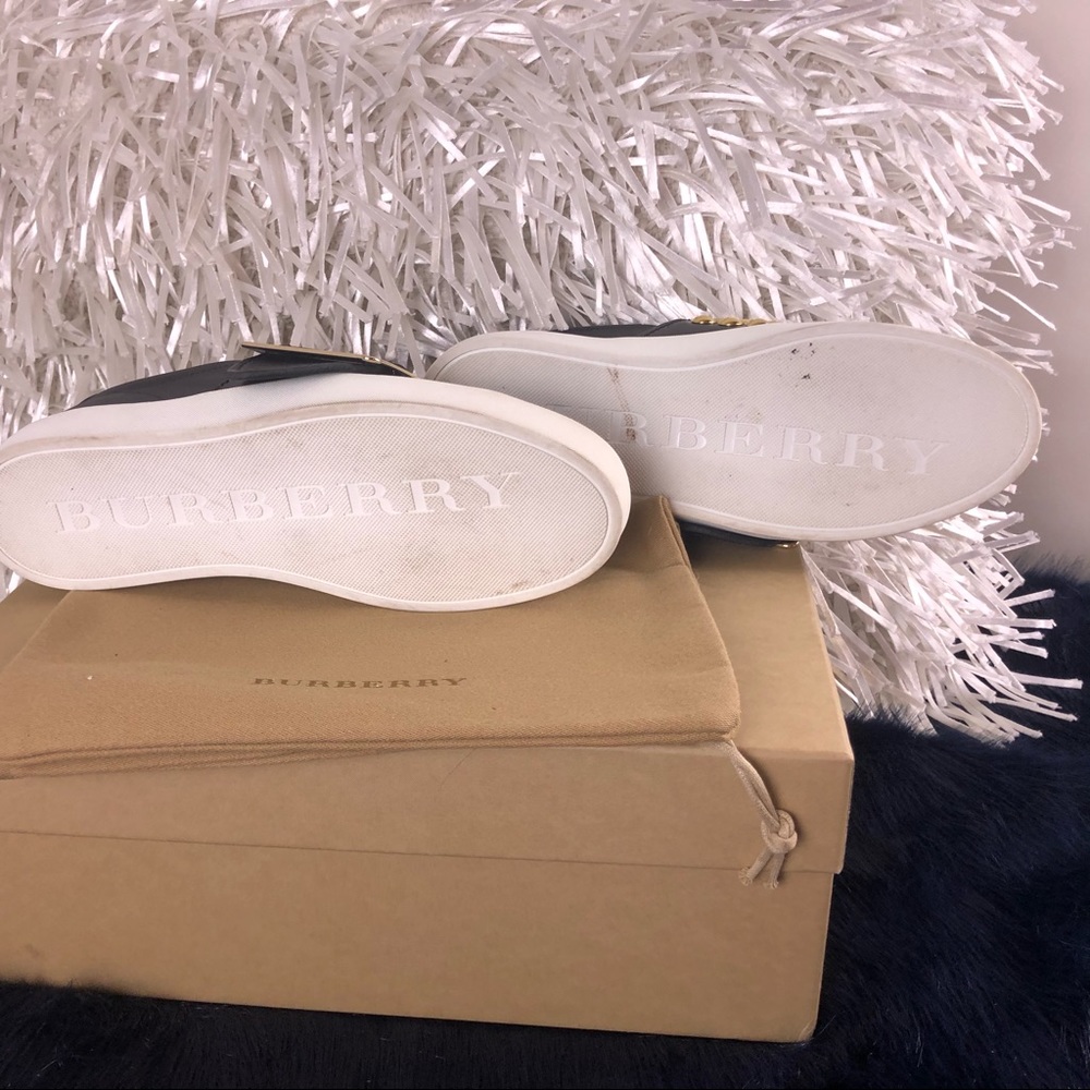 Black Burberry Westford Studded Sneaker - Picture 5 of 7